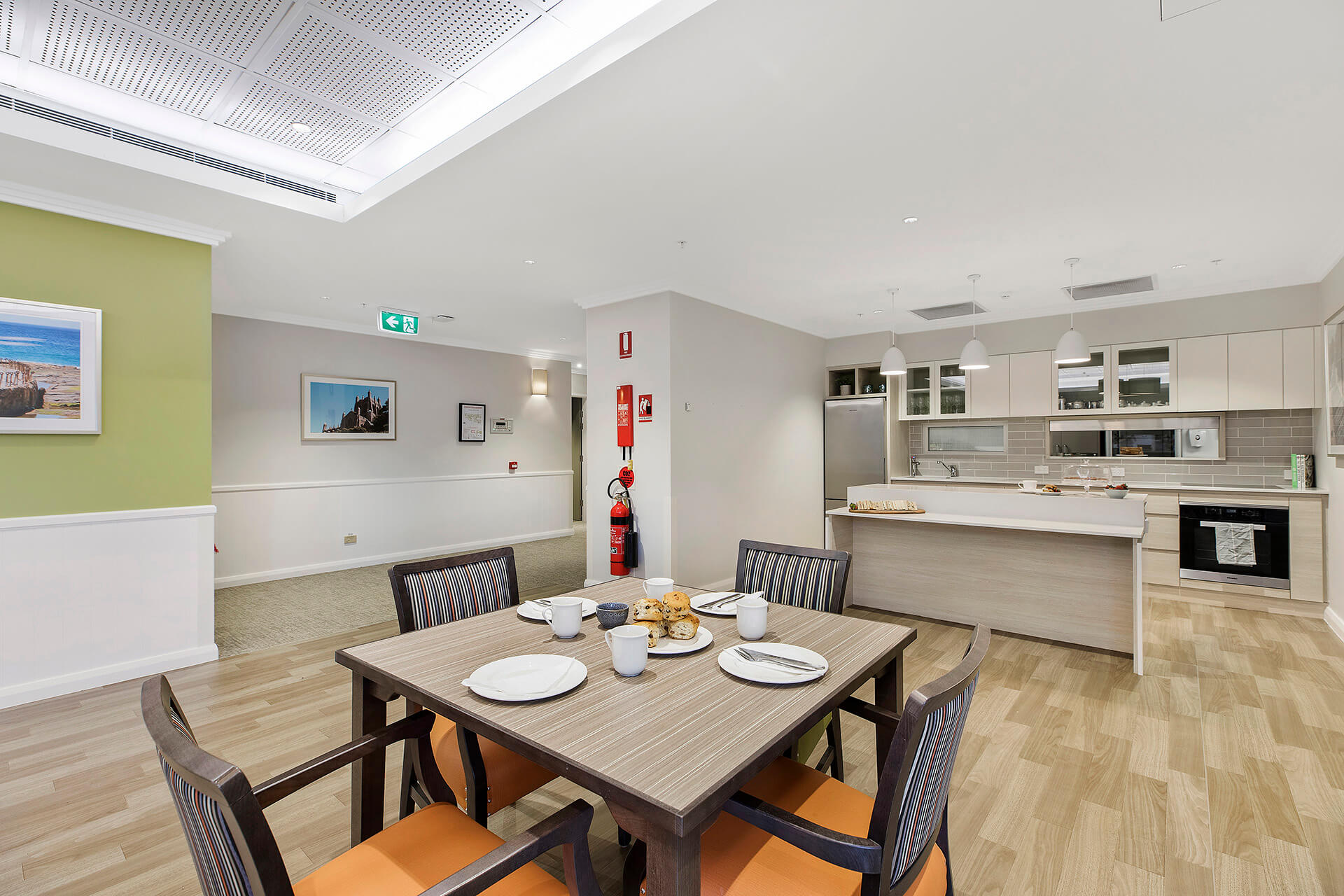 Nursing Home kitchen and dining area